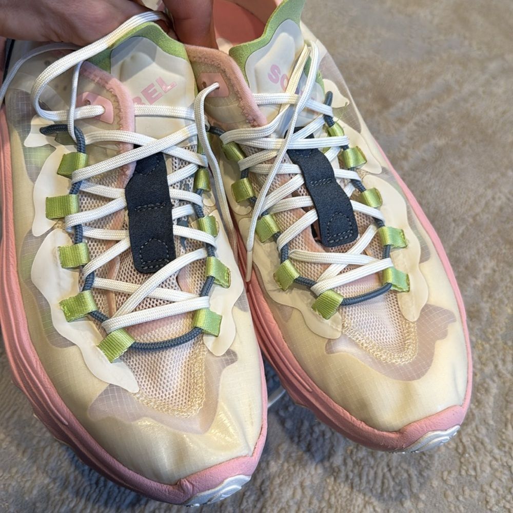 Women’s Pink Chunky Athletic Sneakers - Picture 4 of 10